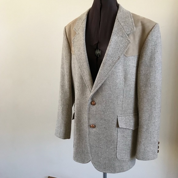 ❤️ SOLD ❤️ PENDLETON WOOL AND SUEDE BLAZER - Picture 2 of 8